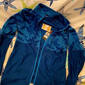 Under Armour Boys Knit Jacket XL Blue
